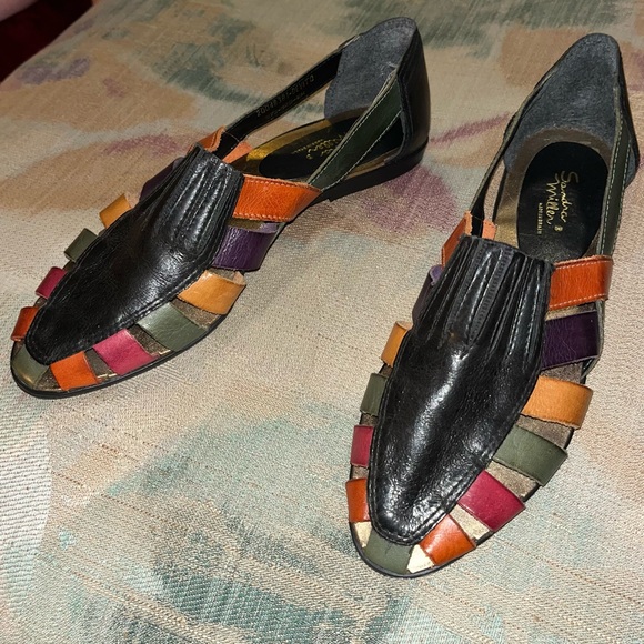 Sandra Miller Devito leather huarache sandals - Picture 4 of 5